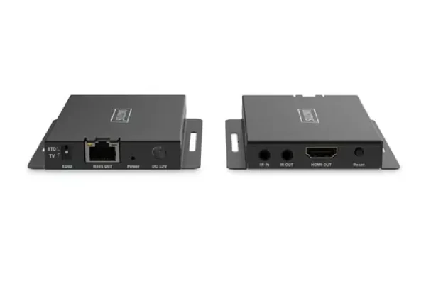 Digitus HDMI Extender Set / Rozšiřovač HDMI / 4K 120Hz / 40 m / Cat6, Cat6a, Cat7 (DS-55342)
