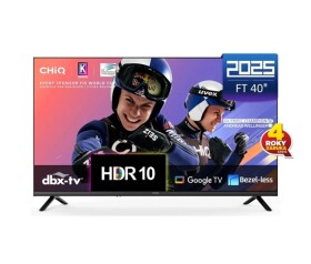 CHiQ L40FT TV 40", FHD, smart, Google TV, dbx-tv, Dolby Audio, Frameless EDF_5263327
