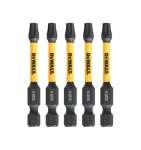 DeWalt Sada bitů Extreme Torx T25 / Délka 57 mm / 5 ks (DT7396T)