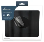 MediaRange podložka pod myš 250x220 mm černá / Podložka pod myš / tloušťka 3 mm / protiskluzový podklad (MROS253)