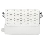 Trendy dámská koženková crossbody kabelka Kasandra, bílá