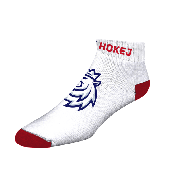 STŘÍDA SPORT Pánské Ponožky Český Hokej Logo Lev Kotníkové Velikost: