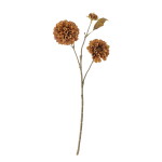 Bloomingville Umělá květina Chrysantemum Orange 66 cm, oranžová barva, plast