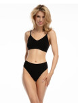 Dámské kalhotky Julimex Bamboo Bikini S-2XL černá M