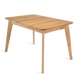 NábytekProNás Jídelní stůl ORI DUB (lak) - rozklad ROZMĚR: 120 x 80 x 75 cm + rozklad 37,5 cm