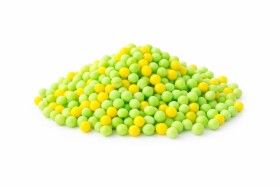 SweetArt cukrové perly žluté a světle zelené 5 mm (40 g)