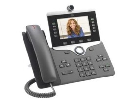 Cisco IP Phone 8845 (určeno pro Cisco UC Manager) černá / IP video telefon / kamera / Bluetooth / SIP/ SDP / 5 řadků (CP-8845-K9=)