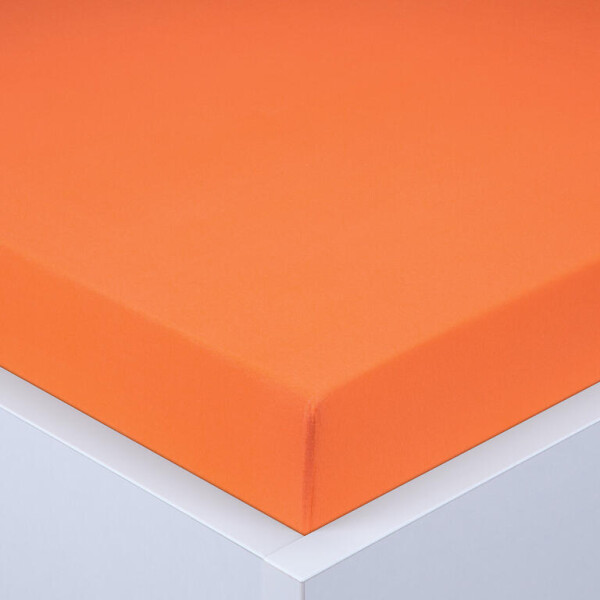 Napínací prostěradlo jersey EXCLUSIVE oranžové
