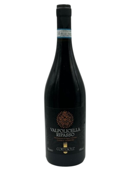 Cortesole Valpolicella Ripasso Classico Superiore 075l, suché červené, 14 % (holá lahev)