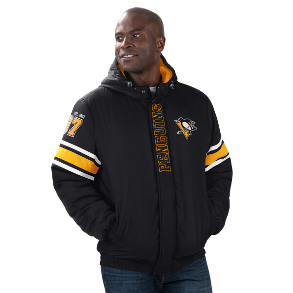 G-III Pánská Bunda Pittsburgh Penguins Tight End Winter Jacket Velikost: