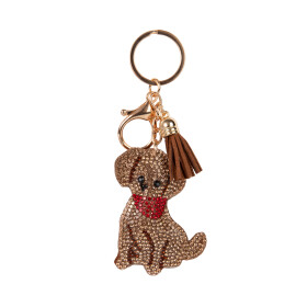 Štrasová klíčenka - Pejsek - Albi