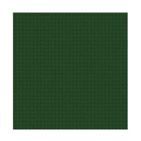 BRIXIES Plus 225.023 Základní podložka na stavění - tmavě zelená 25,5 x 25,5 cm