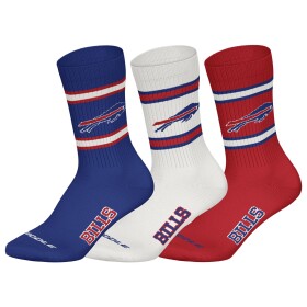 Pánské ponožky Buffalo Bills NFL Team Set Crew (3 páry) Velikost: 39–42