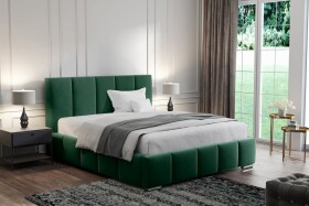 FRONTI Postel MODEL 09 180x200 zelená - MAGIC VELVET 2225