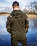 FOX Mikina LW Khaki/Camo Split Zip Hoody 3XL (CFX302)