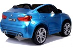 Mamido Elektrické autíčko BMW X6 M dvoumístné XXL lakované modré