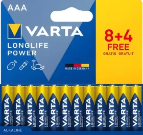 Varta Longlife Power AAA 12 ks (8+4) / Baterie / 1.5V / alkalická (04903121772)