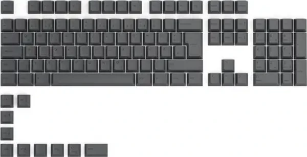 Glorious vyměnitelné klávesy GPBT DE Black Ash / 115 ks / DE layout / Cherry MX(+) (GLO-KC-GPBT-B-DE)