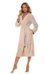 Dámský župan 2413 Camelia angora plus - L&L béžová 3XL