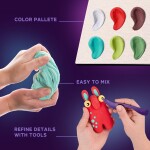 OKTO Modelování Malý svět v rámečku motiv "Skřítek" 21x21 cm, OKTO, W051112