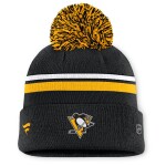 Fanatics Dámská zimní čepice Pittsburgh Penguins NHL Authentic Pro W/Cap Cuffed Pom Beanie