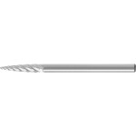 PFERD 21214183 frézovací kolík tvrdokov Špičatý kužel Délka 41 mm Vnější Ø 3 mm Pracovní délka 11 mm Ø hřídele 3 mm 1 ks