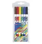 Easy Colours / Fixy / oboustranné / 6 barev / vypratelné (5901180318822)