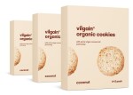 Vilgain Cookies BIO – 3× kokos 135 g (4 x 2 sušenky)