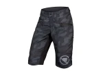 Endura dámské SingleTrack II Černý Maskáč - Endura SingleTrack II dámské kraťasy Black Camo vel. S
