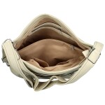 Pohodlná dámská koženková kabelka/batoh Fidéle new, krémová