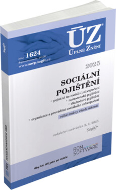 ÚZ 1624 Sociální pojištění