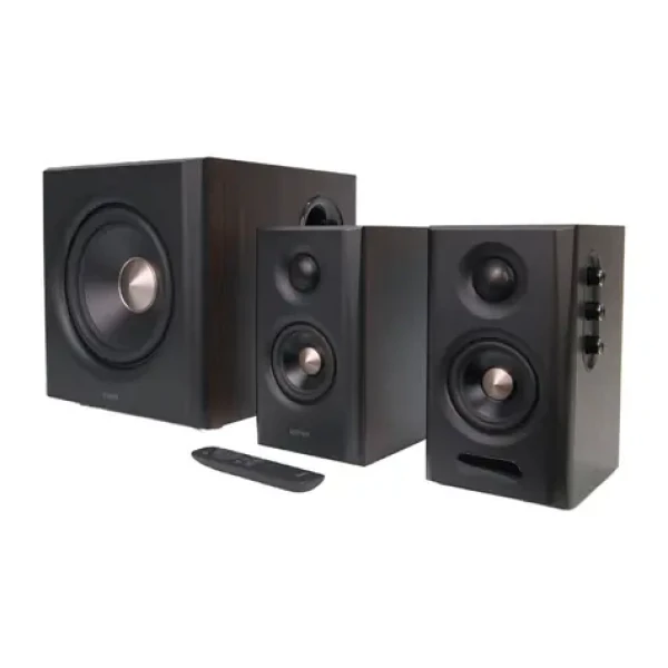 Edifier S355DB hnědá / Aktivní reproduktory 2.1 / 150 W / Bluetooth 6.0 / HDMI eARC