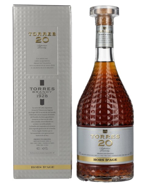 Torres 20 HORS d’Age Superior Brandy 40% 0,7 l (tuba)