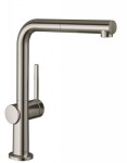 HANSGROHE - M54 Dřezová baterie Talis s výsuvnou koncovkou, vzhled nerezu 72808800