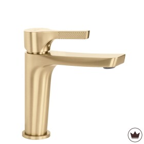 REA - Umyvadlová baterie PREMIUM Maxim Brush Gold Low REA-B8938