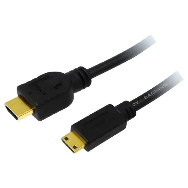 LogiLink HDMI - mini HDMI černá / Kabel / HDMI High Speed with Ethernet / 4K / 1,5 m (CH0022)