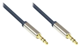 Good Connections audio kabel Jack 3.5mm modrá / Audio kabel / M-M / 3 m (GC-M0042)