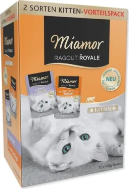 Finnern Miamor Ragout Royale Kitten hovězí, drůbeží / Kapsička pro koťata / v želé / 2x6x100 g (393-74095)