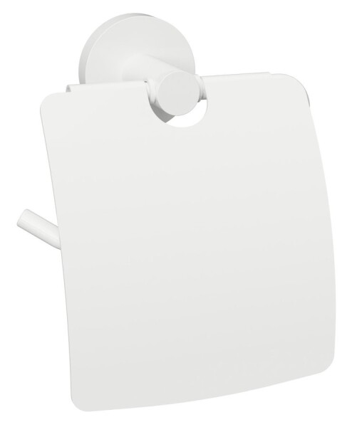 SAPHO - X-ROUND WHITE držák toaletního papíru s krytem, bílá mat XR732W