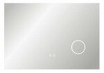 Kielle - Idolio Zrcadlo s LED osvětlením a vyhříváním, 70x100 cm, kosmetické zrcátko 50324041