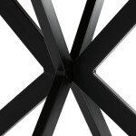 Kulatý jídelní stůl 120x120cm, mdf, divoký dub, HT-F4120 OAK