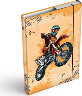 Desky na sešity box A5 Motorka