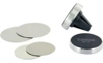 Schwaiger magnetický držák do auta 6 ks stříbrná / Magnetický držák do auta / hliník / mřížka i lepení (LHSET1511)