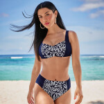 Dámská plavková podprsenka Elle Top Bikini - horní díl 8404-1 marine-bílá - Anita Classix 75C