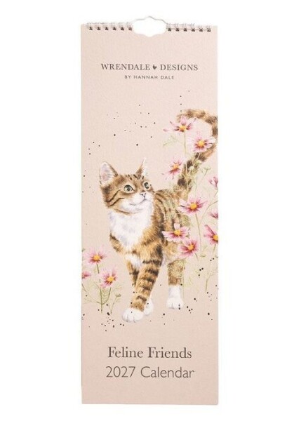 Kuchyňský kalendář 2027 Wrendale Designs Feline Friends - Kočky