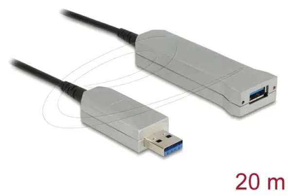 Delock Aktivní optický kabel USB Typ-A / Kabel / USB 5 Gbps / 20 m / aktivní (83739)