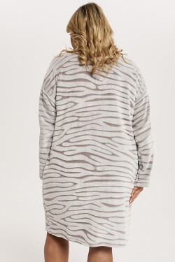 Italian Fashion Meru long barva: šedá 2XL