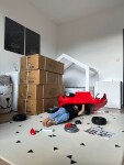Mamido Elektrické autíčko Cabrio Fast Wing červené