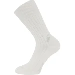 VOXX Ponožky bavlněné CASHMERE LOVE s kašmírem a ionty stříbra BÍLÉ (3 páry) 43-46 120991