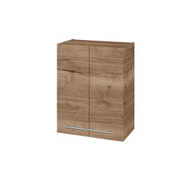 Dřevojas - Horní skříňka DOS SYD2 60 - D21 Tobacco / Úchytka T02 / D21 Tobacco 355333B